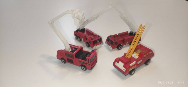 Matchbox tűzoltó autók 4 db együtt 5000 Ft