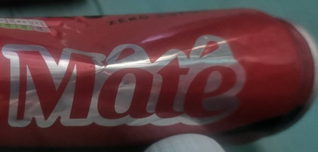 Máté névre szóló Coca Cola alumínium doboz