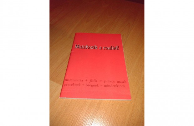 Matekozik a család! Matematika fejlesztő füzet