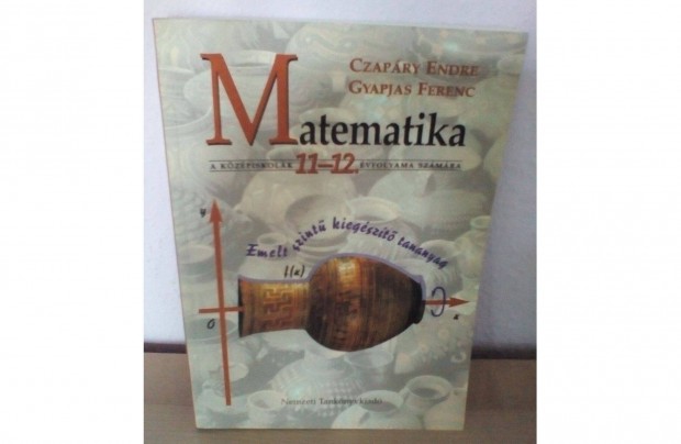 Matematika 11-12 tanknyv elad