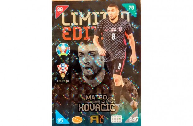 Mateo Kovacic Horvtorszg Limited Edition focis krtya Kick Off 2021