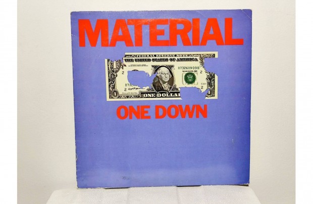 Material One Down LP 1982 France Electro, Funk