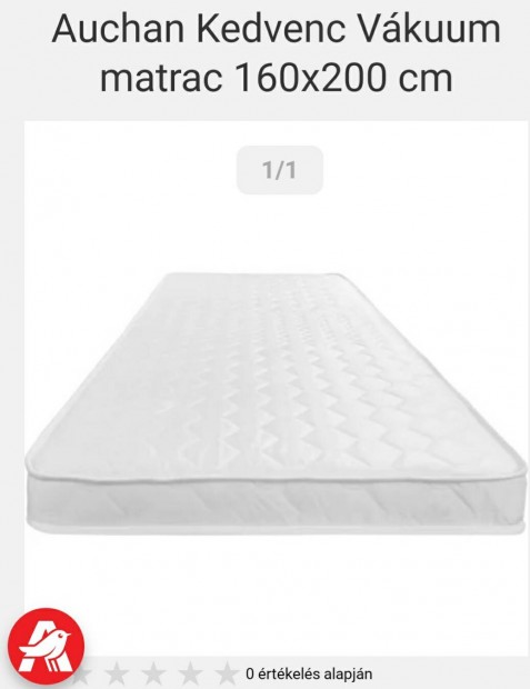 Matrac 160x200 Auchan kedvenc vkum matrac