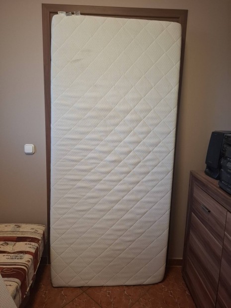 Matrac 90x200 cm, moshat huzat, szp llapot Hajdszoboszl