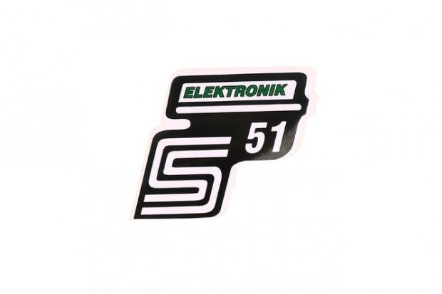 Matrica S51 Elektronik z�ld Simson