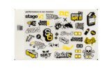 Matrica Szett Stage6 A4 sárga
