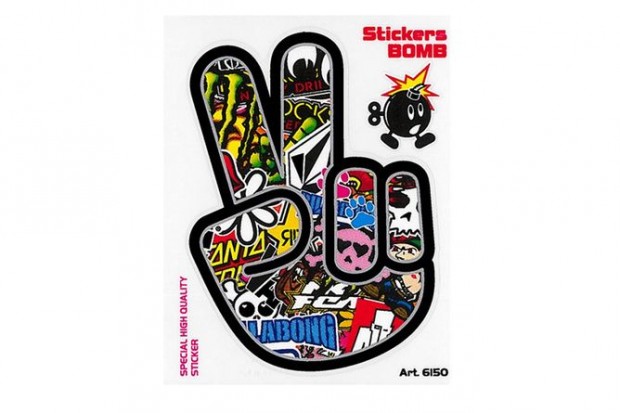 Matrica "Motoros �dv�zlet" 10x12cm