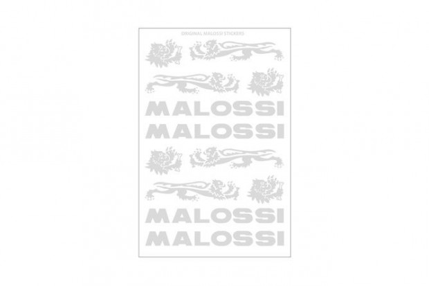 Matrica �v Malossi Mini 11x16,8 cm ez�st