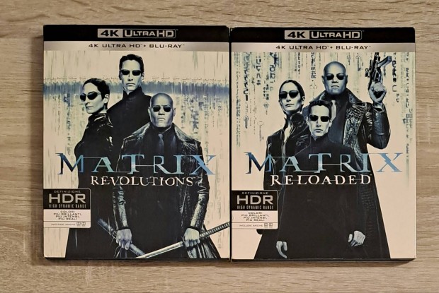 Mtrix 2-3 Blu Ray angol