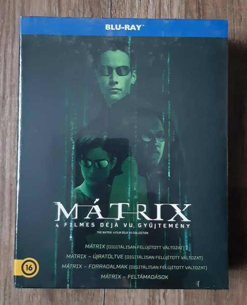 Mtrix "Dj Vu" 4 filmes gyjtemny (4 Blu-Ray) (bontatlan)