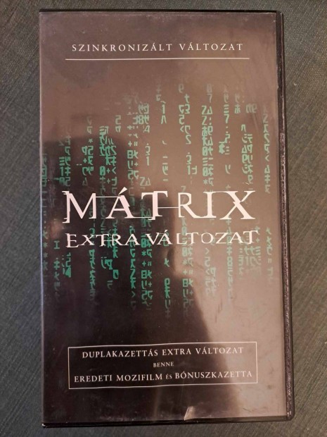 Mtrix - Extra vltozat VHS - Duplakazetts