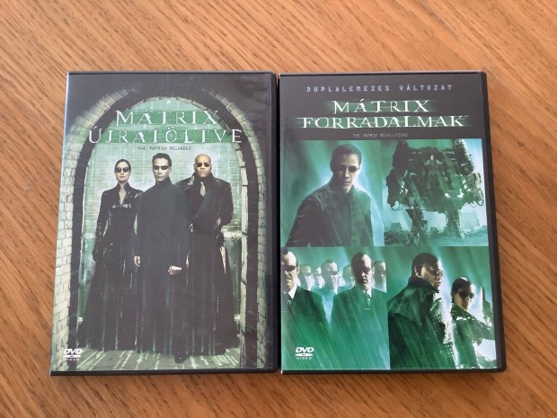 Mátrix - Forradalmak (2 DVD) és Mátrix újratöltve (2 DVD) egyben