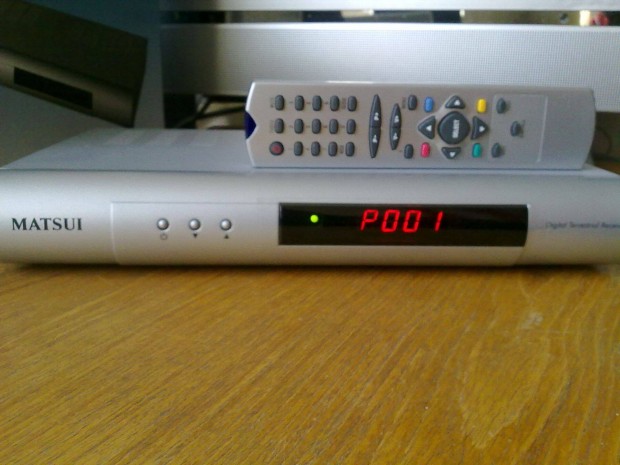 Matsui DTR 1 DVB-T MPEG-2(!!!) dekder (set-top-box) jszer