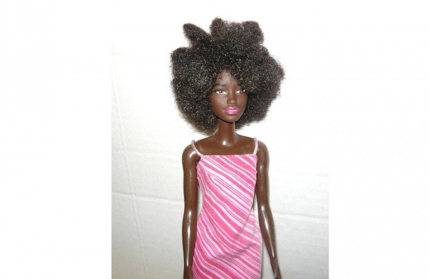 Mattel Barbie baba s ruhi - barna br, afro