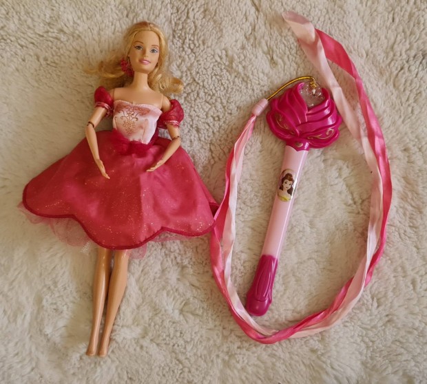 Mattel Barbie balerina baba, vilgt forg szoknyval