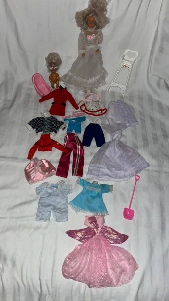 Mattel Barbie retro régi babaruhák