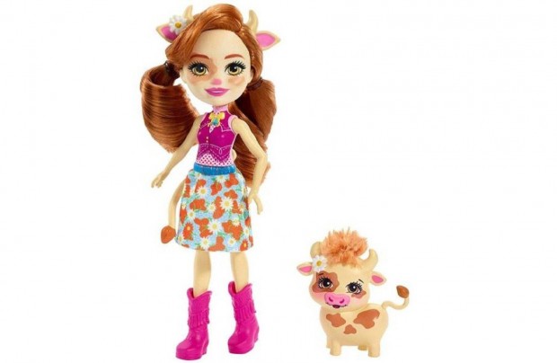 Mattel Enchantimals - Cailey Cow s Curdle tehn figura