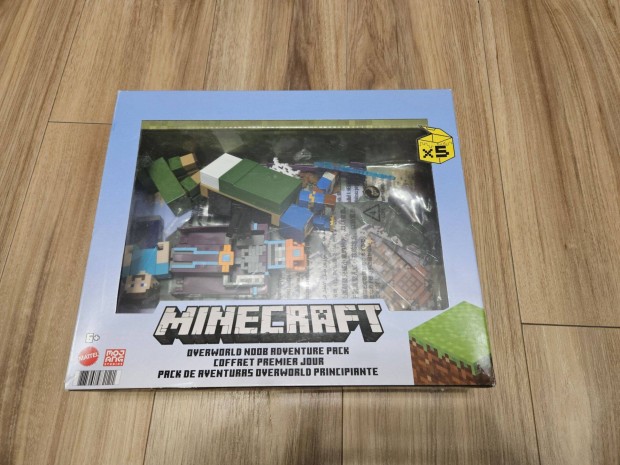 Mattel Minecraft Overworld Noob Adventure Pack figura szett