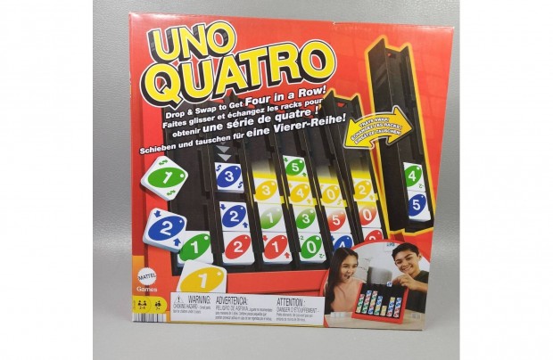 Mattel Uno Quatro krtyajtk (HPF82, bontatlan)
