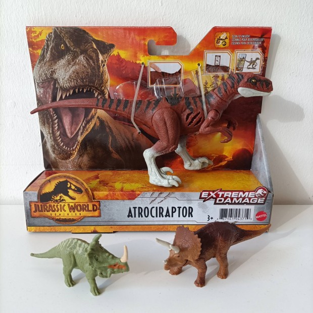 Mattel jurassic world atrociraptor dinoszaurusz dn figura