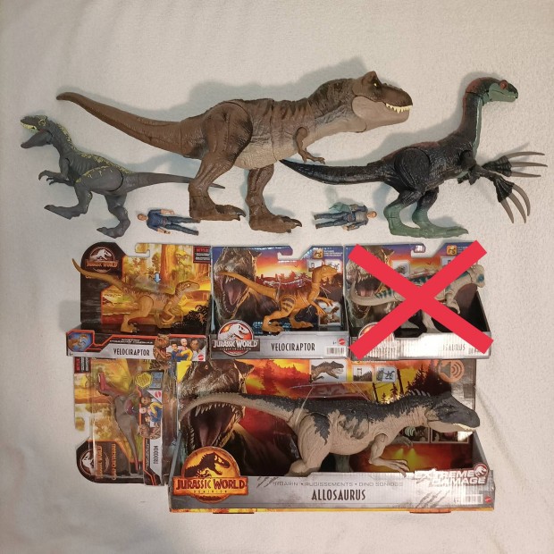 Mattel jurassic world dinoszaurusz dn figurk