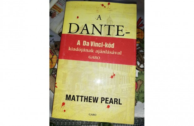 Matthex Pearl - A Dante c. knyv 1000 forint