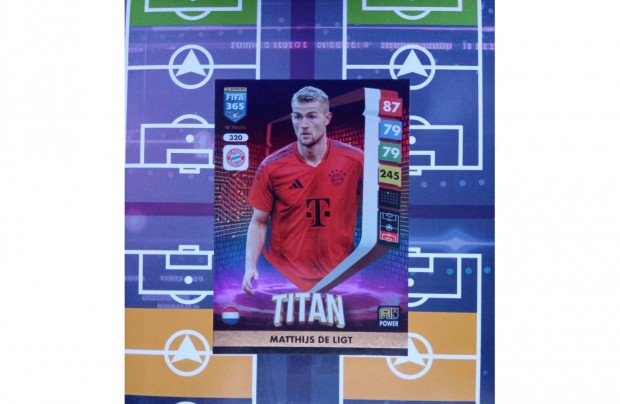 Matthijs de Ligt (Bayern Mnchen) Fifa 365 2025 Titan focis krtya