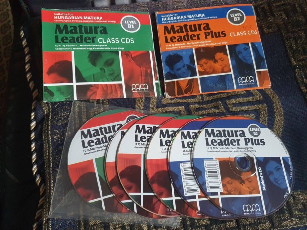 Matura Leader B1 s Matura Leader Plus B2 CD lemezek