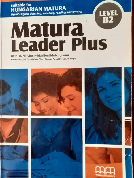 Matura Leader Plus Level B2 tanknyv, CD-k