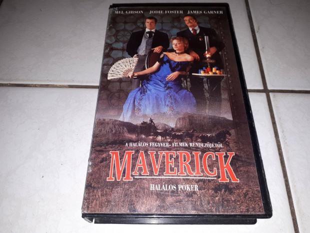 Maverick msoros VHS kazetta, videokazetta