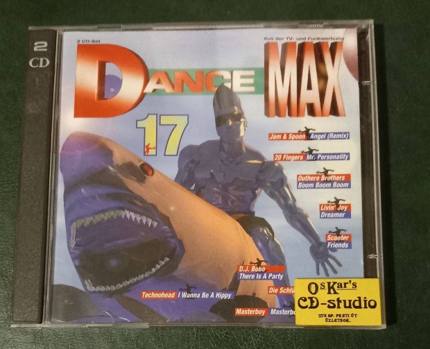 Max Dance 17. Dupla CD vlogats