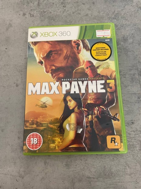 Max Payne 3 Xbox 360 jtkszoftver