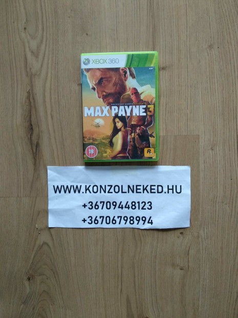 Max Payne 3 Xbox One Kompatibilis Xbox 360 jtk