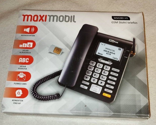 Maxcom MM28D - asztali internet telefon
