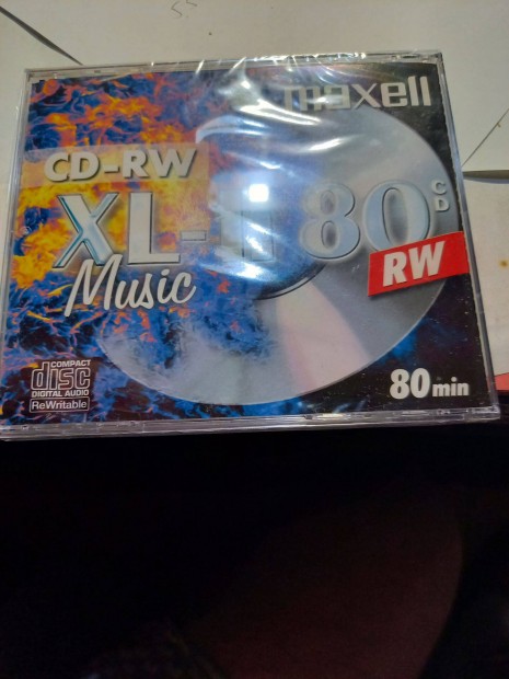 Maxell CD-RW Audio Lemez - Norml Tokban 10 ves j