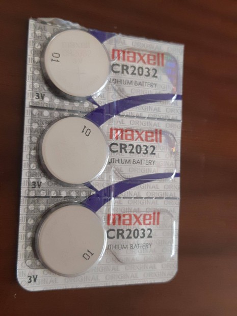 Maxell CR2032 Ltium gomb elem 3V