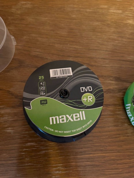 Maxell DVD+R 16x4.7GB DVD s CD-R80 700MB rhat CD lemez csomag