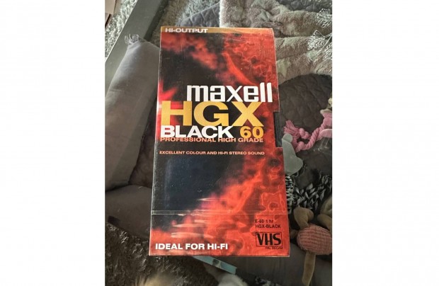 Maxell Hgx Black 60 Pro videokazetta kazetta Sony Panasonic JVC audio