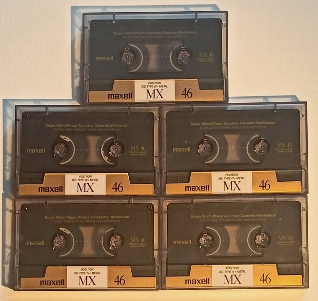 Maxell MX 46 Type IV Metal kazetták