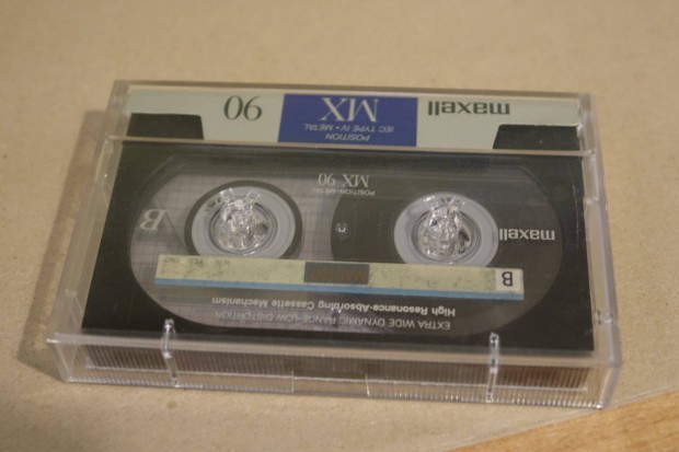 Maxell MX kazetta 90 metal