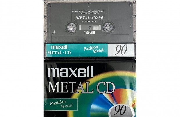 Maxell Metal-CD90 vadonatj, bontott kazetta