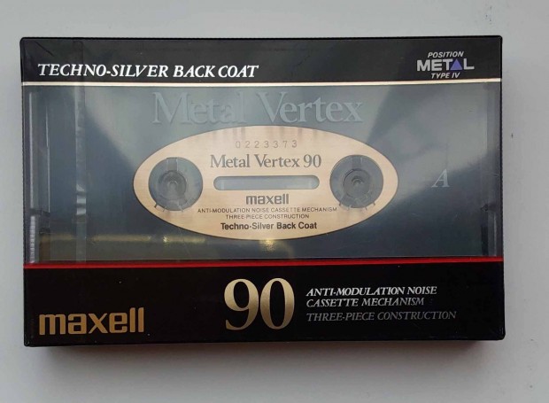 Maxell Metal Vertex 90 kazetta, bontatlan!
