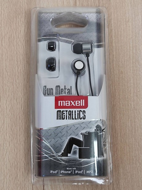 Maxell Metallics Gun Metal flhallgat 2x hasznlt Miskolc