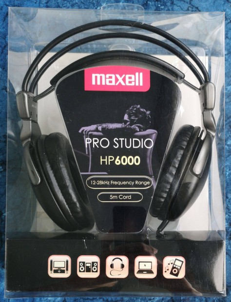 Maxell Pro Studio HP6000 fejhallgat