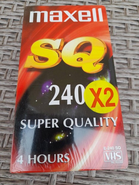 Maxell Super Quality VHS videkazetta, 2 db 240 perces