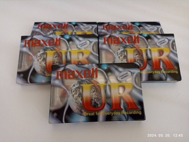 Maxell UR 90 5db bontatlan deck magno kazetta