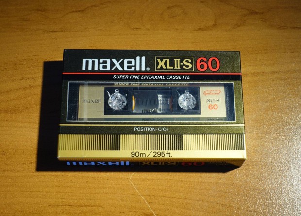 Maxell XL2S 60 bontatlan krmos kazetta 1984 deck