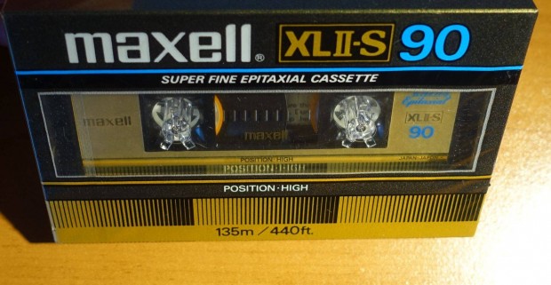 Maxell XL2 S 90 bontatlan krmos kazetta 1984 deck