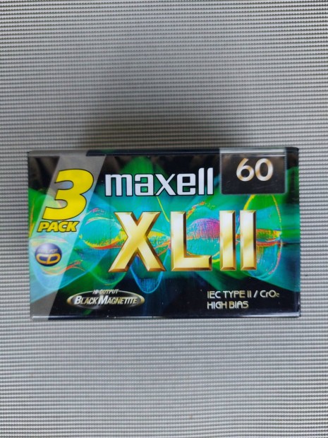 Maxell XLII 60 90 s Metal Deck Magnkazetta Akci