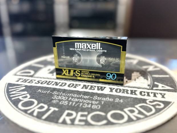 Maxell XLII-S 90 Gyűjtői Bontatlan Magnó Kazetta Magnókazetta